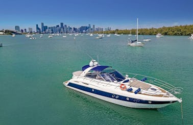 Experience Miami in Elegance Aboard Our Cranchi 50ft Motor Yacht!