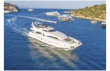 Ferretti 94 💎 Mega Yacht Rental in Ibiza, Illes Balears