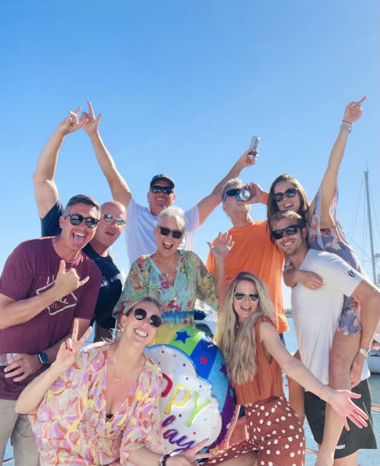 Melhor avaliado! Iate de luxo de 46 pés para festas privadas em Charleston!