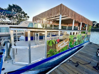 Margaritaville Pontoon Boat in Mission Bay - Lei’s Included