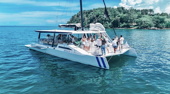 Catamarã à vela de festa de 55 pés