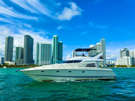50ft Sunseeker Yacht | Miami Beach | All Included & No hidden Fees