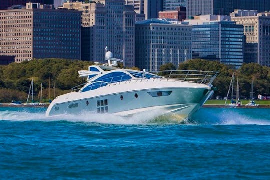 Italian Luxury Azimut 63ft Yacht - 12 Guests - Chicago