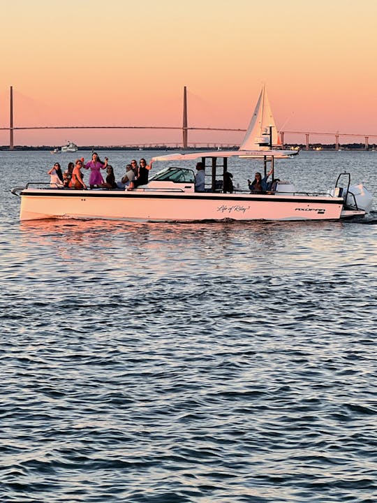 Suntop Axopar de lujo de 37 pies con baño a bordo: hasta 13 huéspedes en Charleston