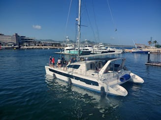 All inclusive catamaran(food,open bar , round transportation trip)