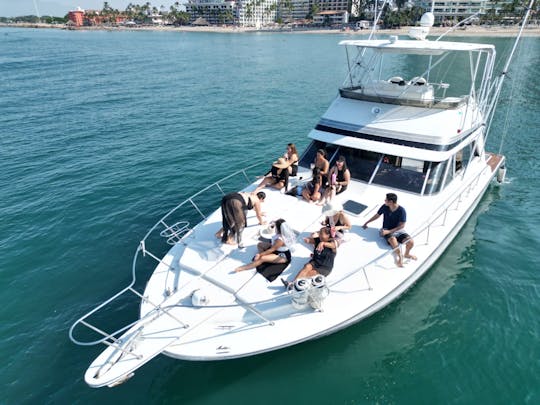 Increíble yate para navegar cómodamente por la bahía | Trojan Flybridge de 46 pies