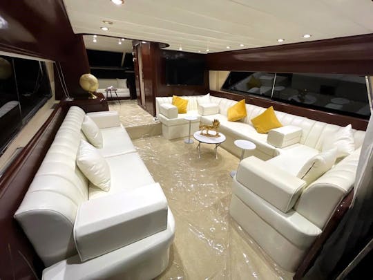 Luxury New 62ft Motor Yacht in Abu Dhabi for 20 Guests