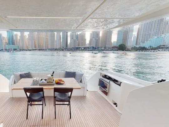 Yacht charter in Dubai · Ferretti — 670 (2019)