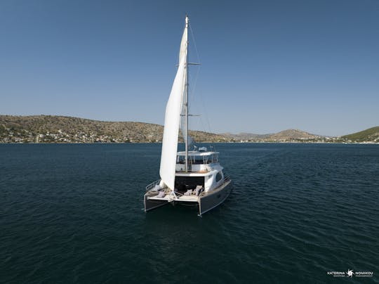 67ft Custom Luxurious Catamaran Rental in Athens, Aigina, Agkistri