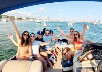 Destin Crab Island on a Captained Pontoon Boat