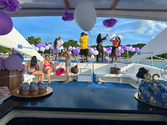VIP EXPERIENCE SUNSET CRUISE🌅🤩🛥ENJOY A BEAUTIFULL PARTY BOAT in Puerto Plata