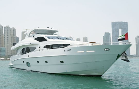 Experience DUBAI ON OUR MAJESTY 101FT BOAT