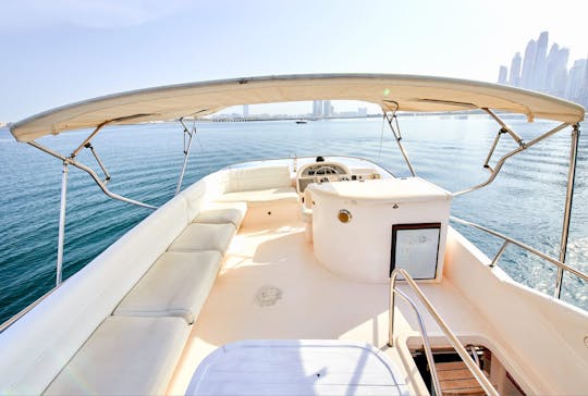 Charter Spacious 55' Yacht 3 bedroom up to 18 Guest in Dubai Marina 