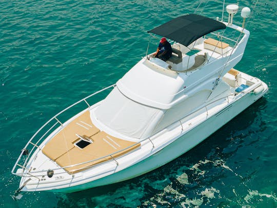 Yate a motor Genesis de 40 pies con capitán