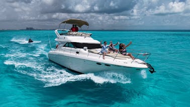 PROFITEZ DE CANCÚN EN SEA RAY FLY DE 40 PIEDS POUR 12 PERSONNES ! ! ! 