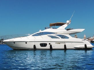 ¡DISFRUTE DE CARTAGENA en un yate de lujo AZIMUT de 55 pies!