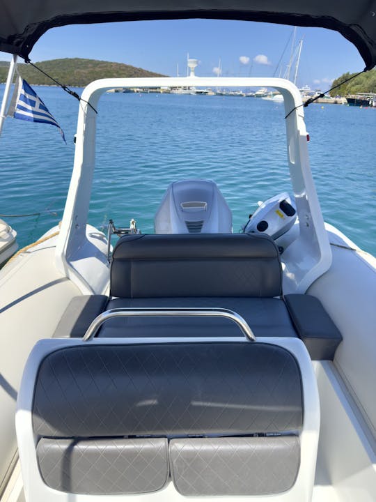 Mostro 621 Offshore RIB Rental in Sivota, Greece