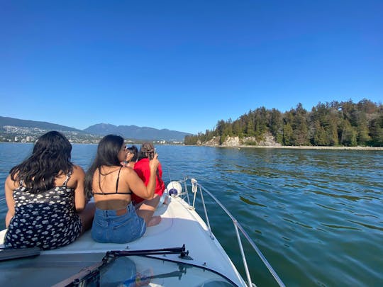 Paseando en bote por el centro de Vancouver y English Bay