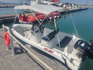 16ft Poseidon Boat For Rent in Skiathos 