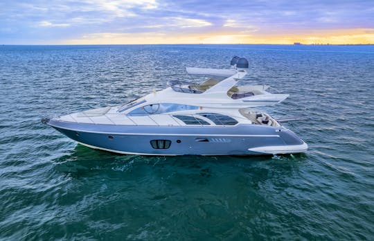 Captivating Miami Beach Adventure: Azimut 57-Foot Yacht Rental