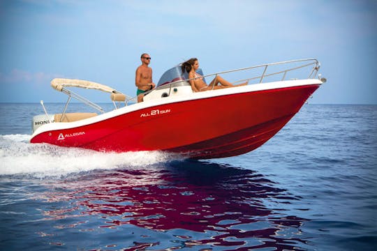 2024 Allegra 21ft Boat rental in Sorrento and Amalfi coast