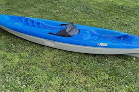 Bold Blue 10ft sit on top kayak conveniently located near Brandywine River