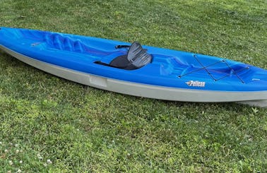 Bold Blue 10ft sit on top kayak conveniently located near Brandywine River