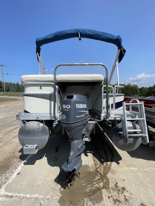 Enjoy the Turquoise Water of Glen Lake on 20' Bennington Pontoon!