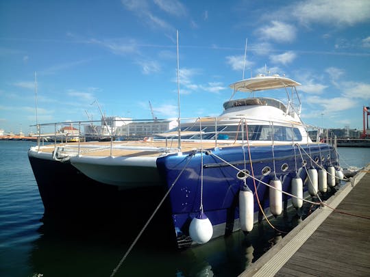 Catamarán en Lisboa para hasta 40 huéspedes