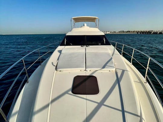 FREE JETSKI , Premium Italian Azimut 62ft Yacht  , Dubai Marina