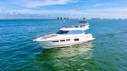 Marco Island Luxury Prestige 550 Flybridge Yacht With Flybridge 59ft