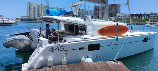 イスラ・ムヘレスへの45分ラグーン #GMB450FLYCatamaran ツアー 