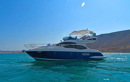 BEST CHARTER IN CABO 38 AZIMUT YACHT WITH FLY BRIDGE