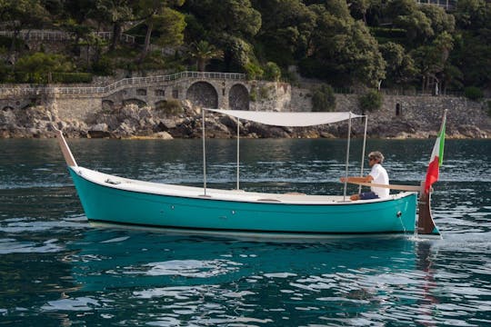 Bote de 21 pés para alugar em Portofino, Itália, com capacidade para 6 pessoas