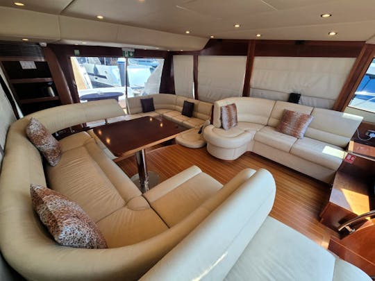 Explore Dubai on Italian Luxury Yacht 55ft - 18 Guest Best offer in Dubai 