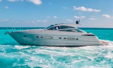 Powerful Luxury New Pershing 60FT Cancun for the First Time Available for Rental