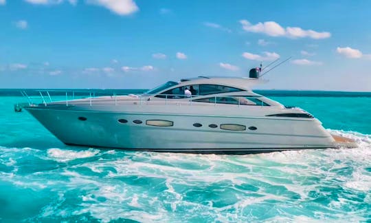 Powerful Luxury New Pershing 60FT Cancun for the First Time Available for Rental