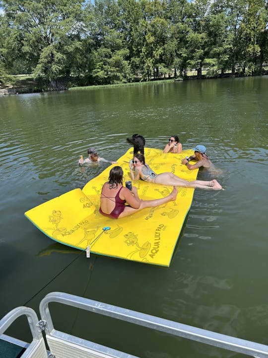 Barco flutuante de cruzeiro Voyager de 21 pés* Pontão Capitão do Lago Austin*