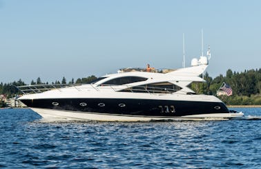 🟣 🏈 Husky Games,  Big Yacht Any Occassion 65FT Dream Yacht