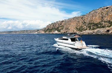 Monte Fino 70 Luxury Yacht Ready for Rent in Mallorca-Ibiza!