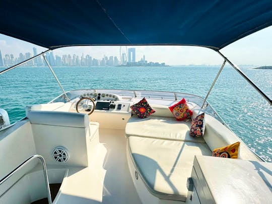 EXPERIENCE THE BEST CRUISE ON OUR 48FT MAJESTY YACHT IN DUBAI 