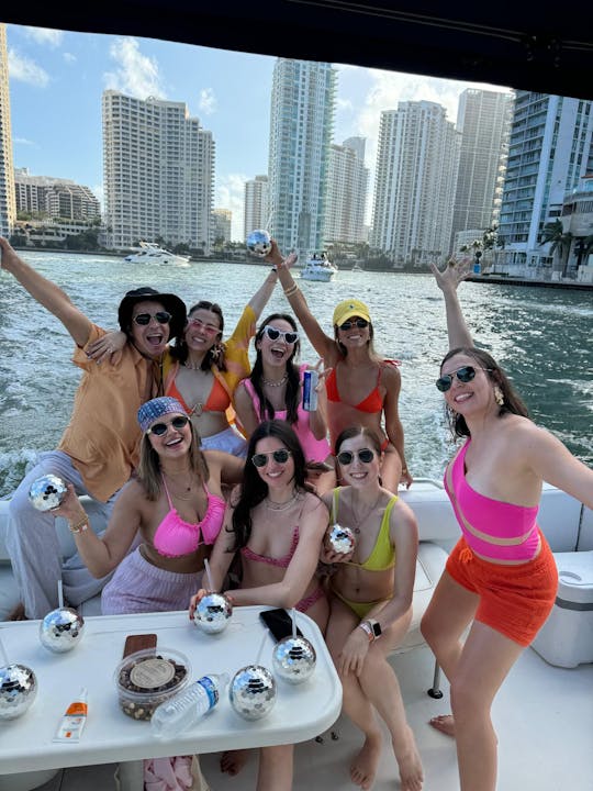 Enjoy Miami with the Sundancer 44ft Motor Yacht!!!