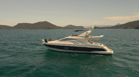 60ft Copacabana Azimut Power Mega Yacht Rental in Angra dos Reis, Brazil