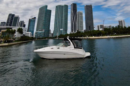 Beautiful 36' Sea Ray Motor Yacht up to 10 guests and floating mat in Miami!!