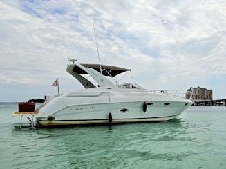 Captain included, Onboard Bathroom: 37' Luxury Cruise with Big Sound System