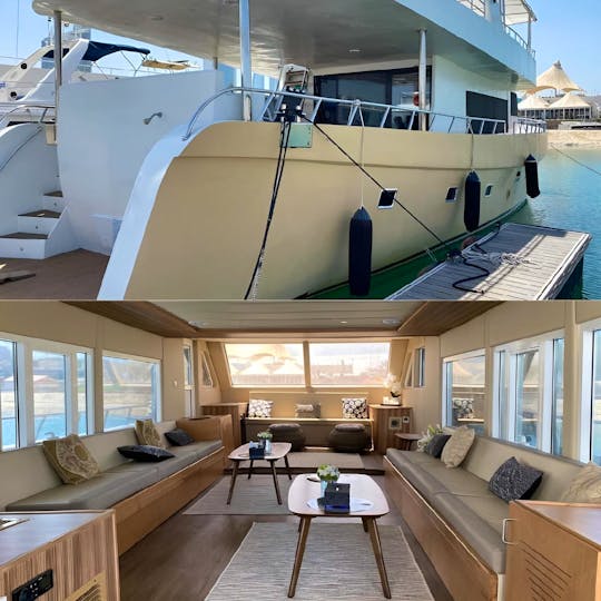 Luxurious 70ft Abu Dhabi Boat for Unforgettable Events!