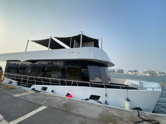 50 Person Yacht Charter with Jacuzzi Al Bandar, Abu Dhabi