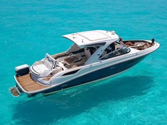2018 Brand new Sea Ray SLX 35’ Cancun-Isla Mujeres. Premium drinks and food!!