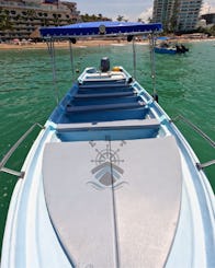 BOAT TOURS IN PUERTO VALLARTA ABOARD THIS "PANGA" 