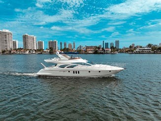 62’ Azimut accommodates 13 people 